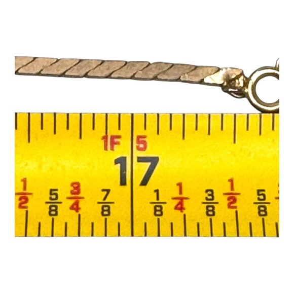 Vintage Floral Reverse Painted Pendant Necklace Gold Romantic Victorian Inspired - Picture 5 of 8